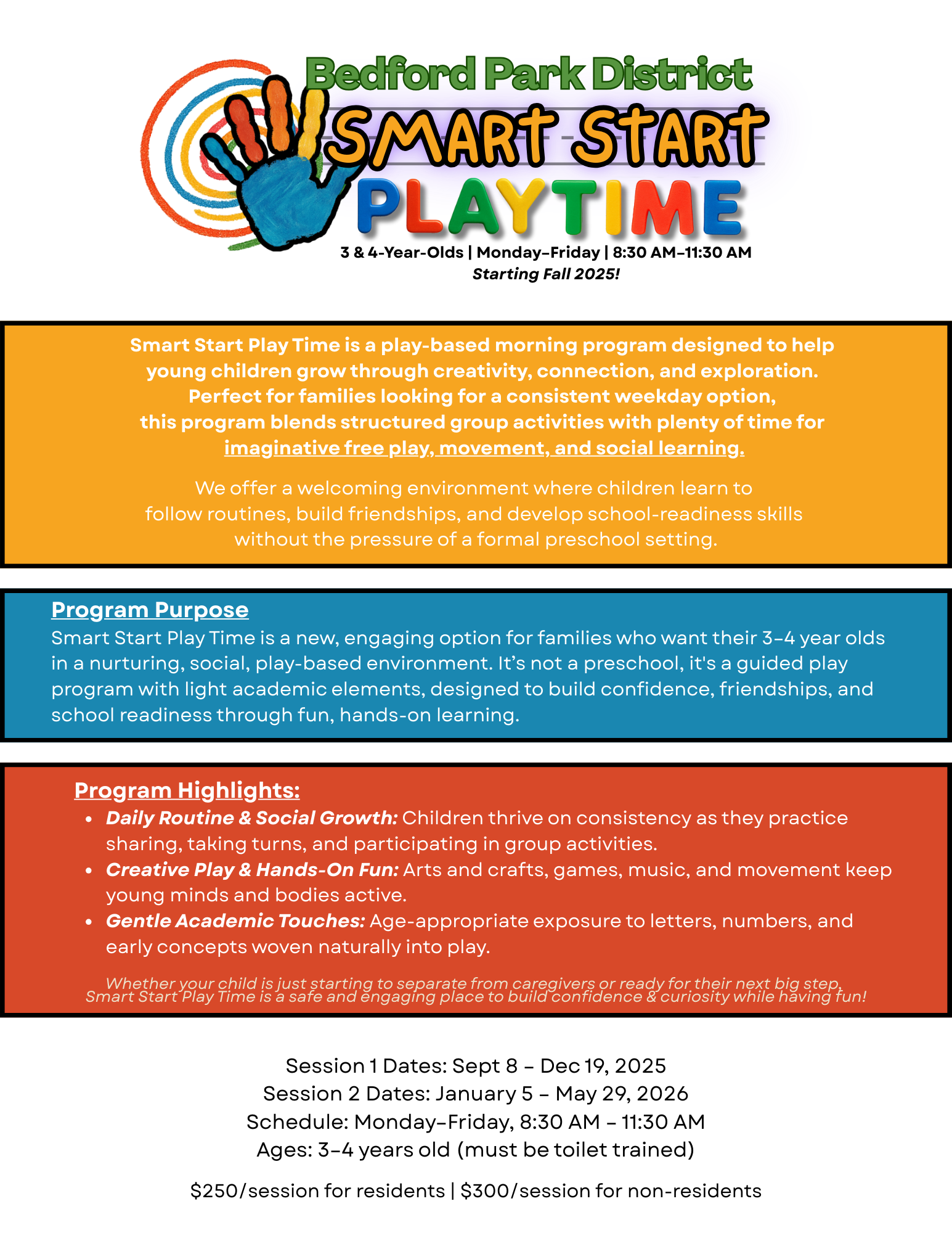 Session 1 Smart Start Play Time